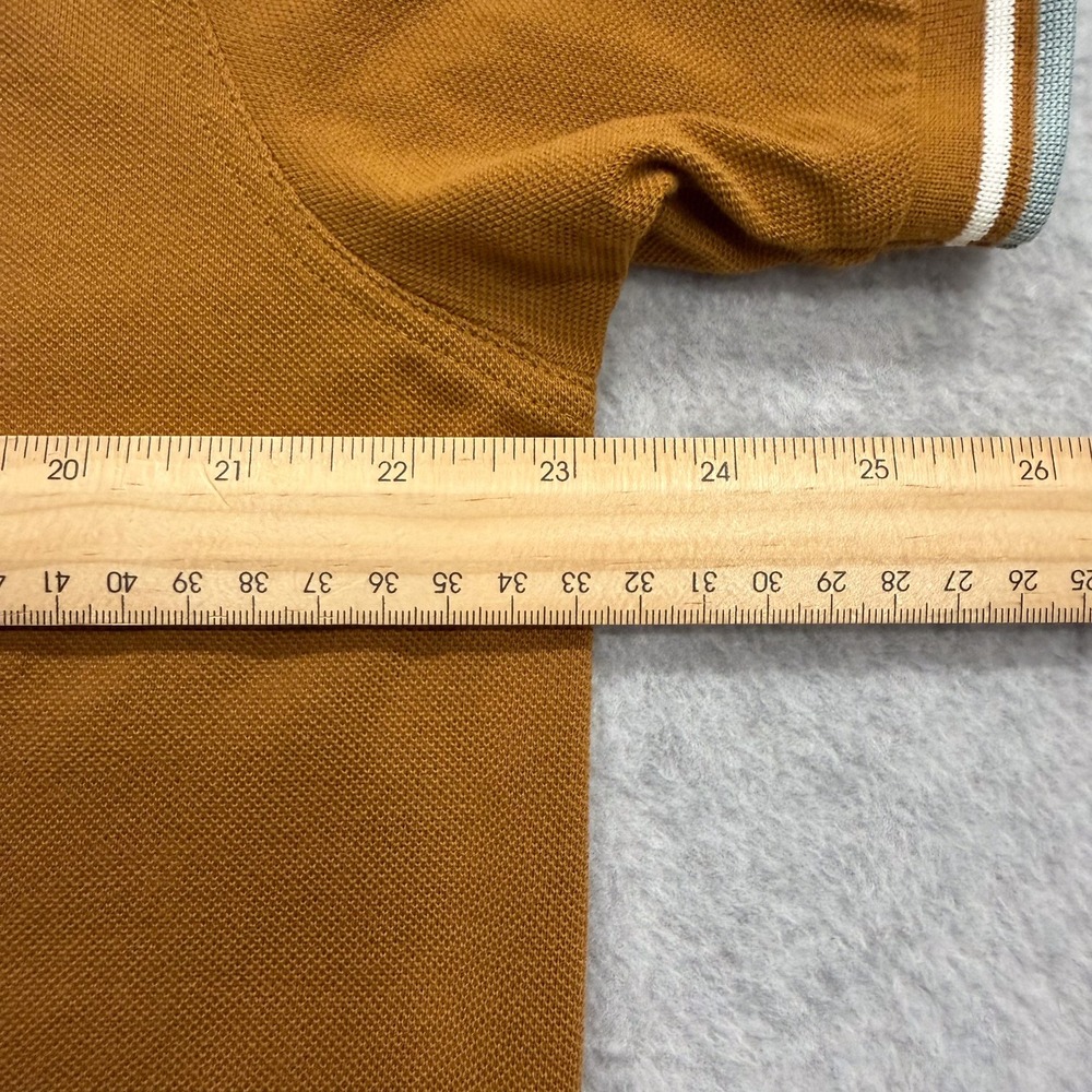 Fred Perry Shirt Mens 2XL Tan Short Sleeve Polo XXL - Picture 8 of 9